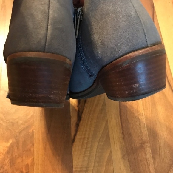 Lucky Brand Womens Suede Leather Upper Almond Toe Frankela Bootie Size 6.5 - Picture 6 of 13